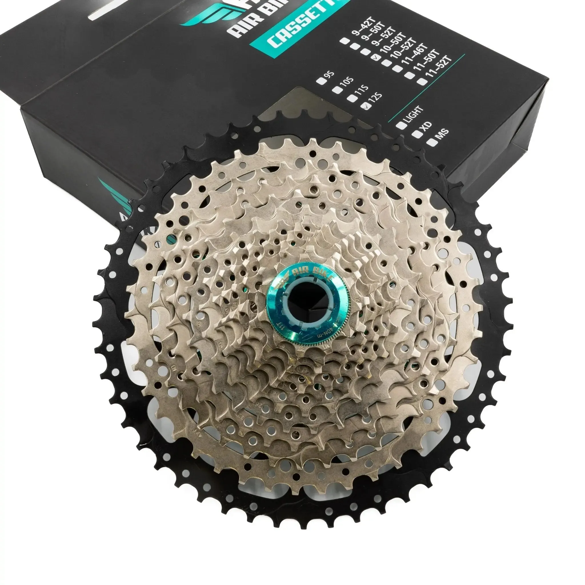 12 Speed 11-50T Cassette For Mountain Bike MTB & Road fits Shimano/Sram - Hyper Glide CLEARANCE