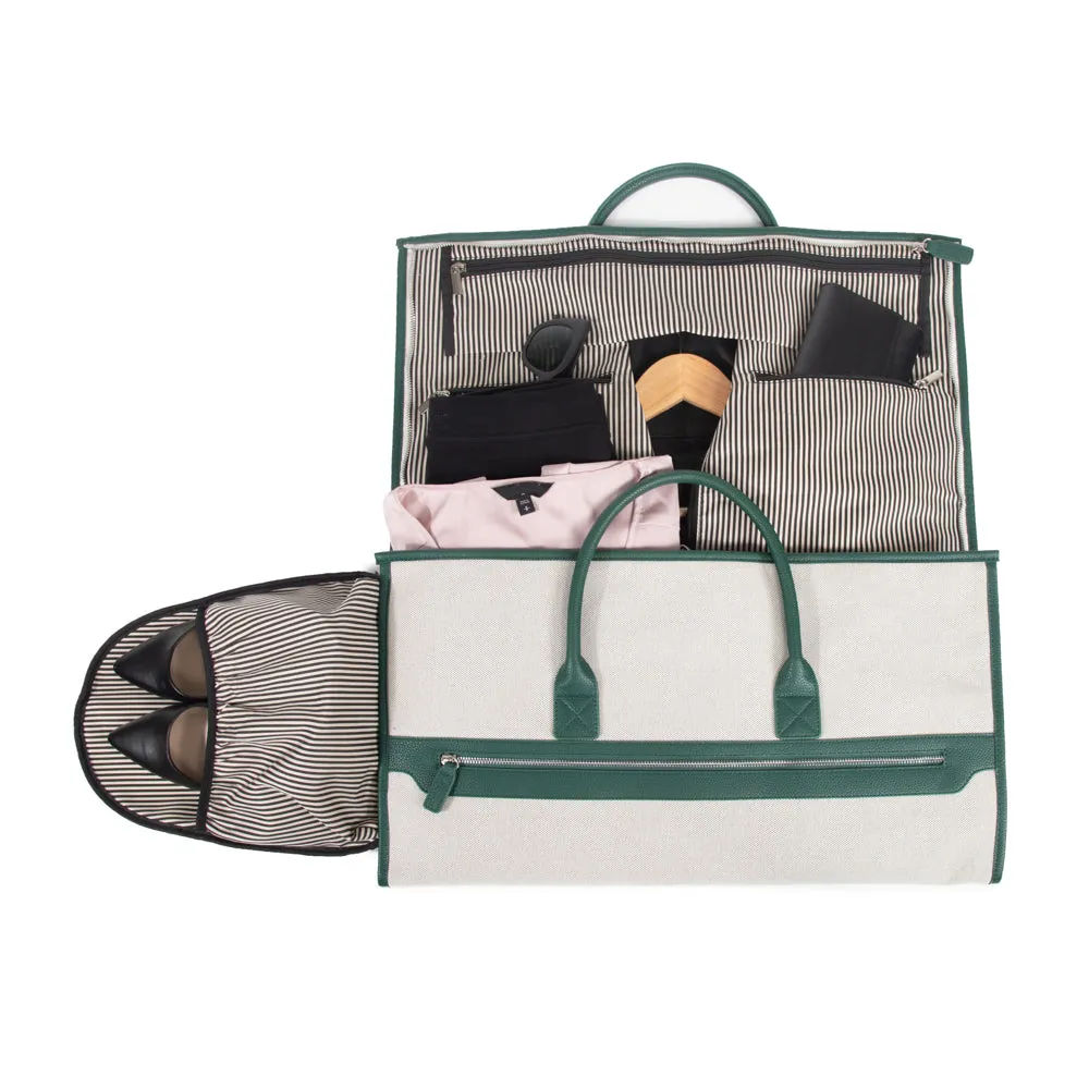 2-In-1 Garment Bag - Green