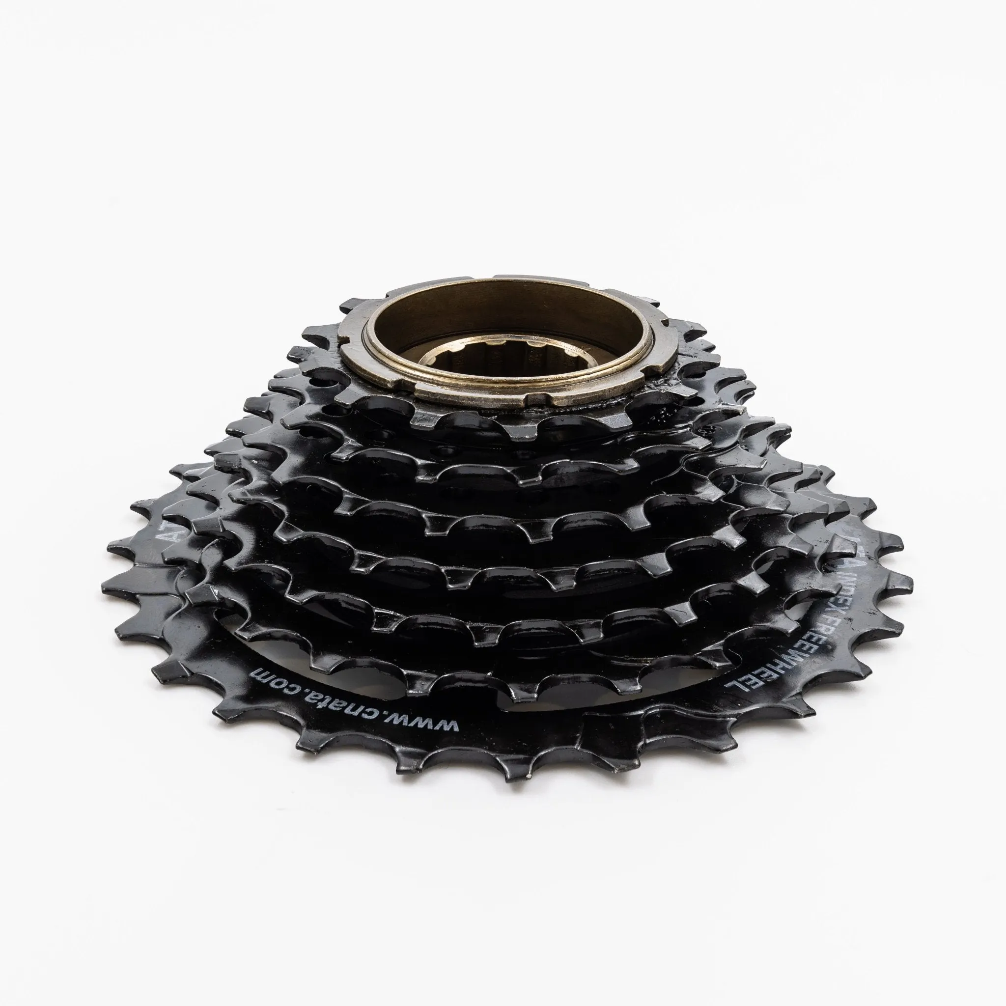 7 Speed 14-28T Indexed Freewheel Shimano Compatible Cassette Black Rust-Proof