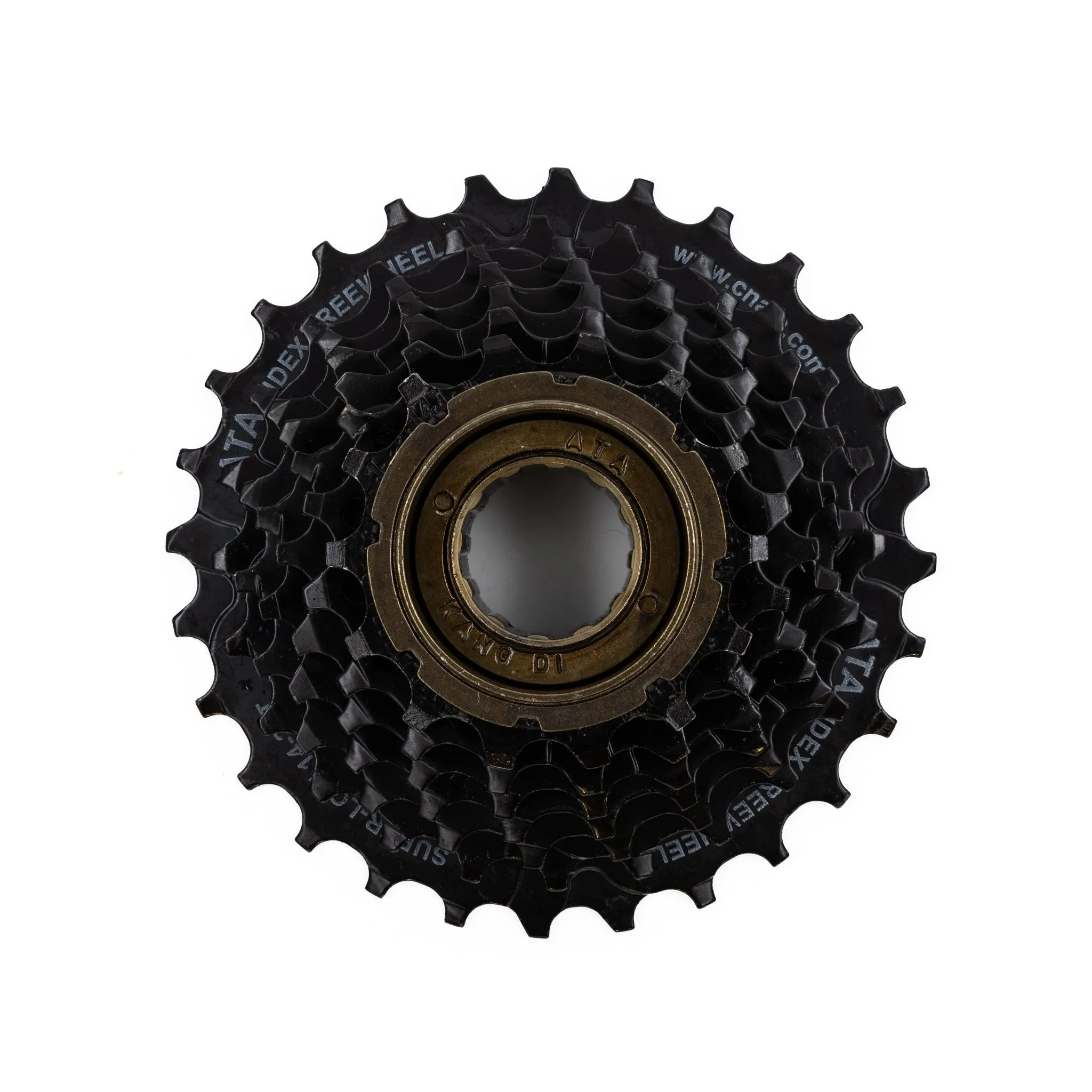 7 Speed 14-28T Indexed Freewheel Shimano Compatible Cassette Black Rust-Proof