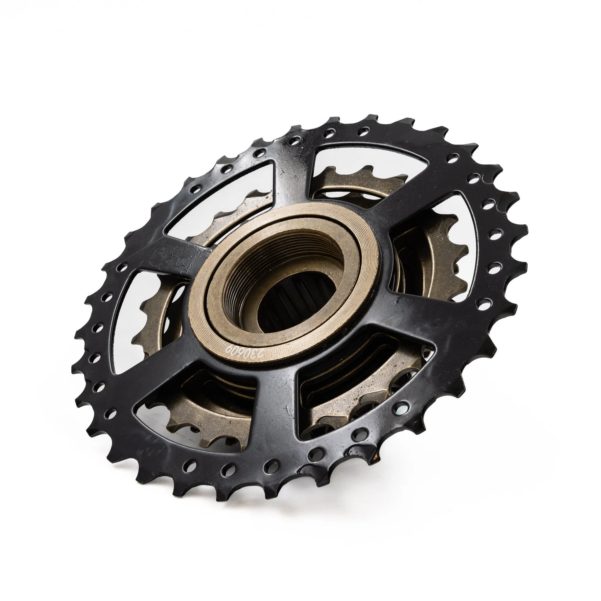 7 Speed 14-32T Indexed Freewheel Shimano Compatible Cassette Bronze and Black Rust-Proof