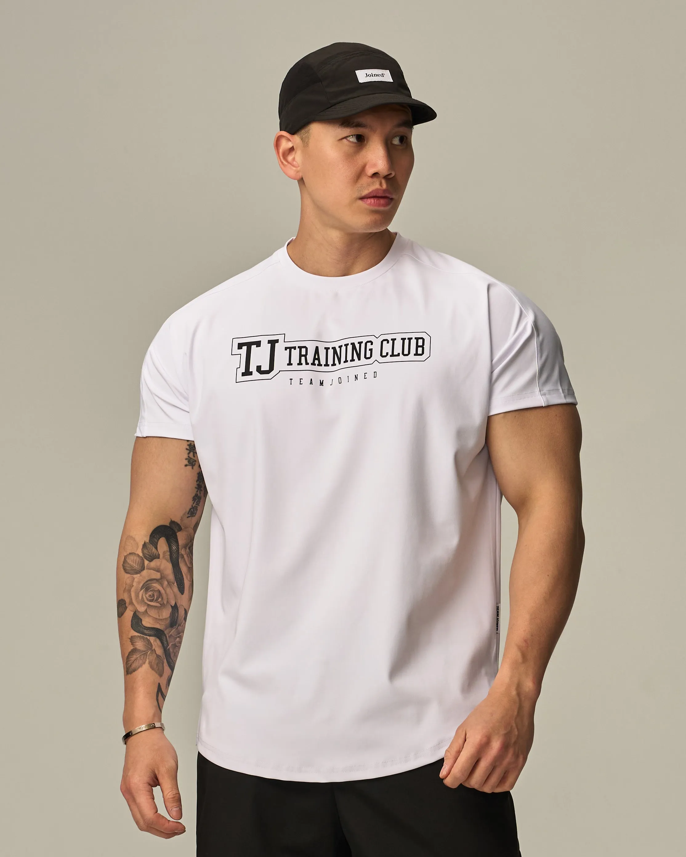 Adapt Club logo Drop Shoulder Muscle Tee