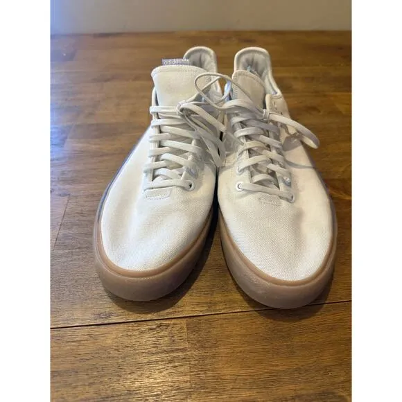 Adidas Men's Sabalo Casual Low Top Sneakers Size 10.5 White Blue
