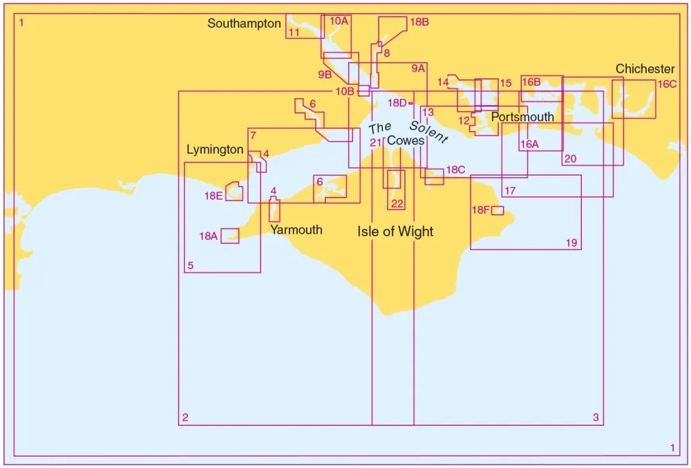 Admiralty SC5600 Solent & Approaches Folio