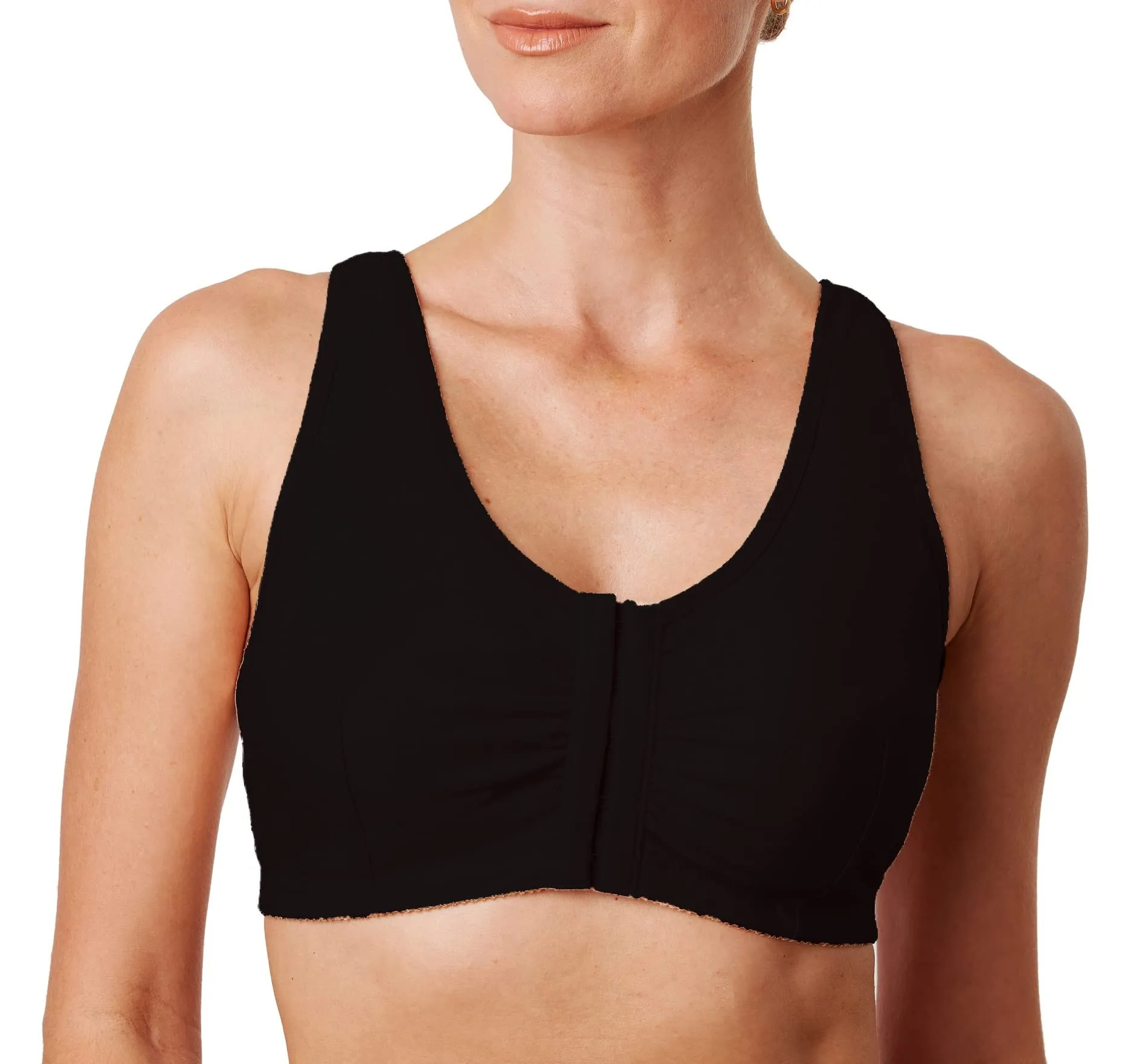 Alessandra B Front Closure Mastectomy Bra with Pockets - M7735