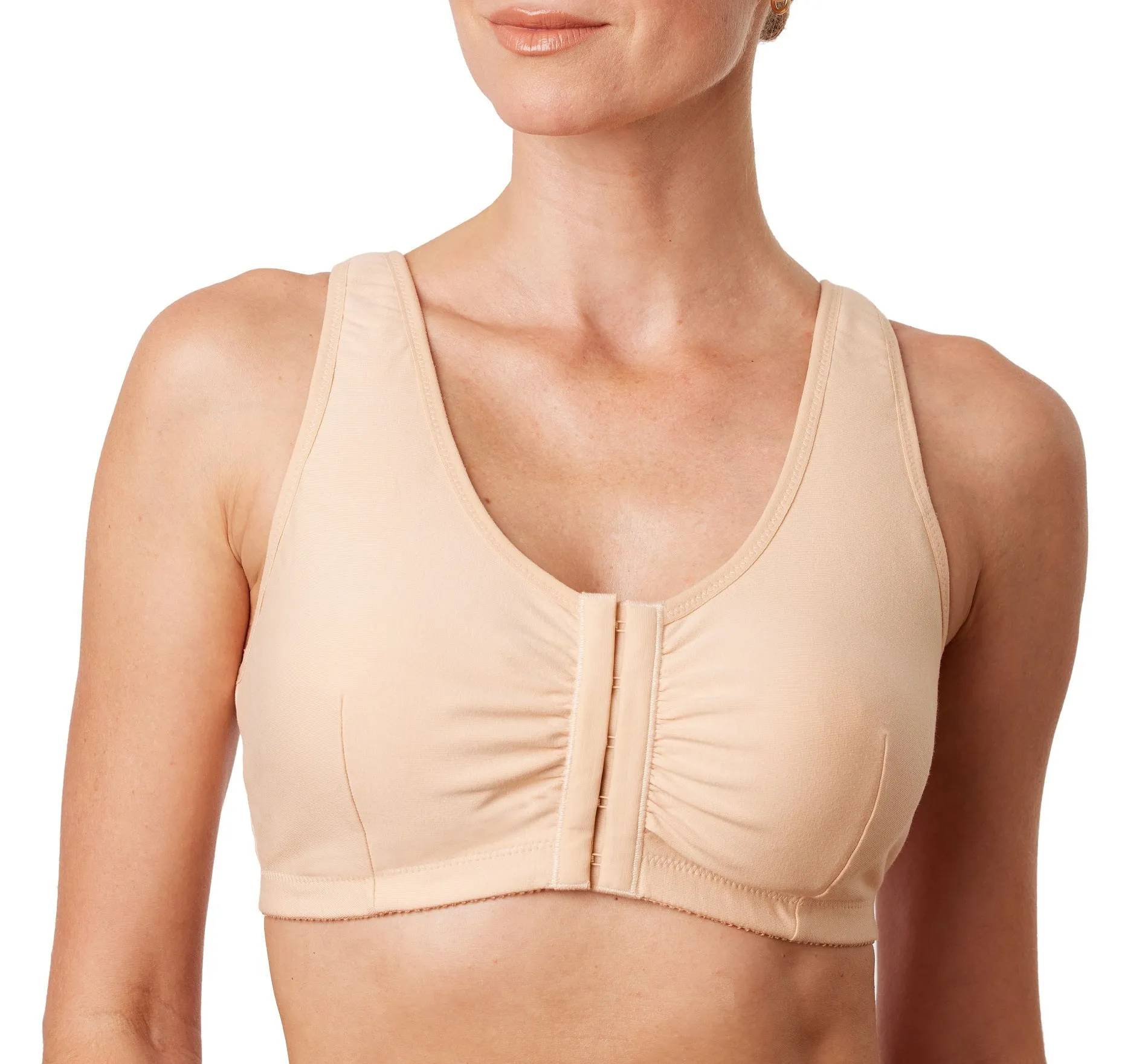 Alessandra B Front Closure Mastectomy Bra with Pockets - M7735