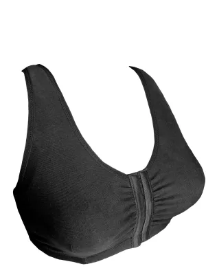 Alessandra B Front Closure Mastectomy Bra with Pockets - M7735
