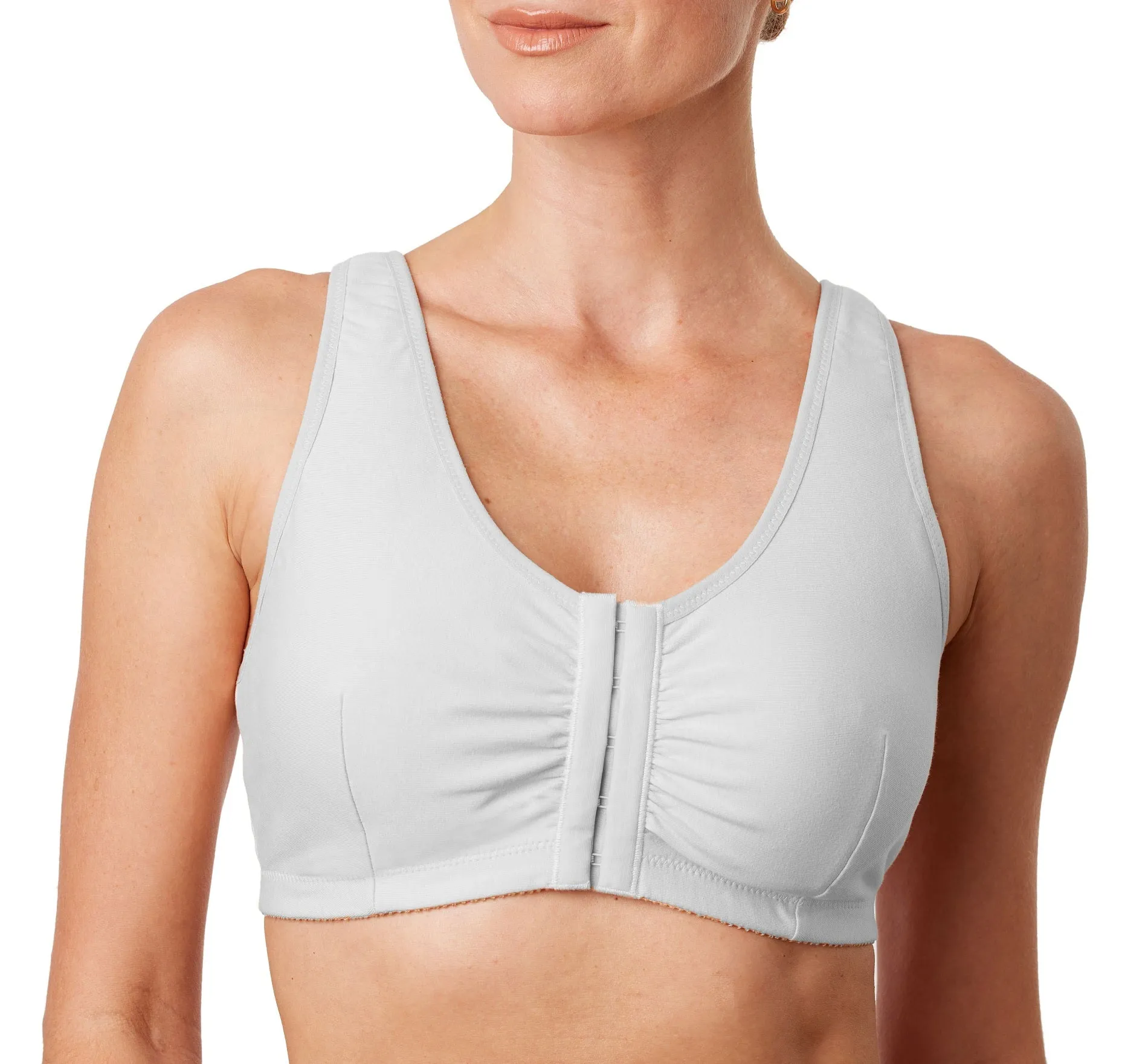 Alessandra B Front Closure Mastectomy Bra with Pockets - M7735
