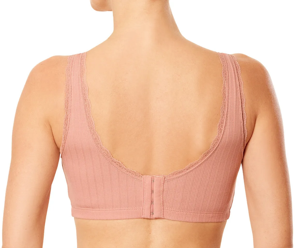 Alessandra B Mastectomy Bra with Lace Trim - M7732