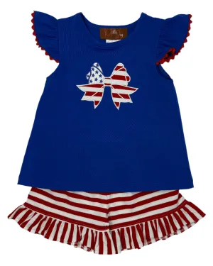 Americana Bow A/S Short Set