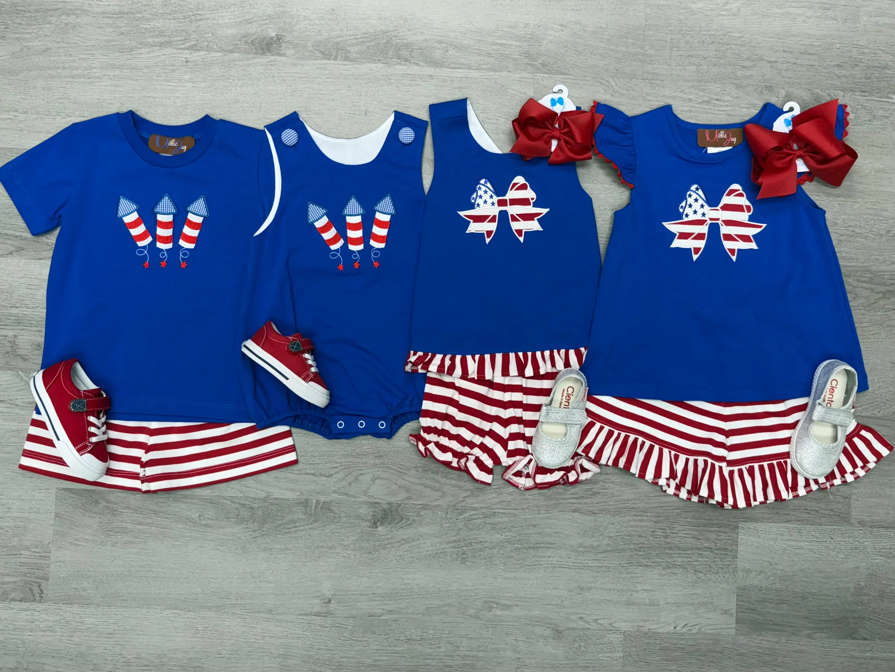 Americana Bow A/S Short Set