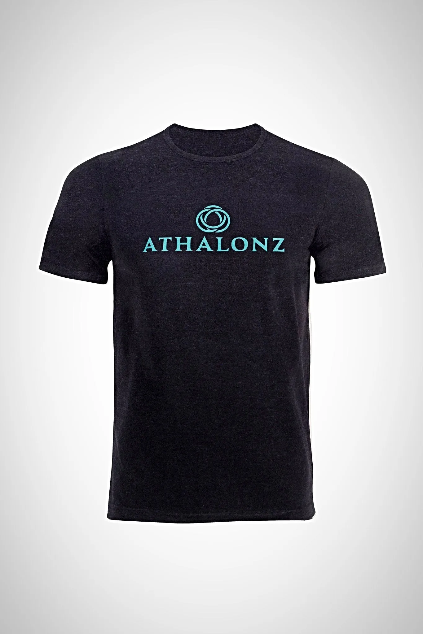Athalonz Tri-Blend Crew Tee - Black/Mint