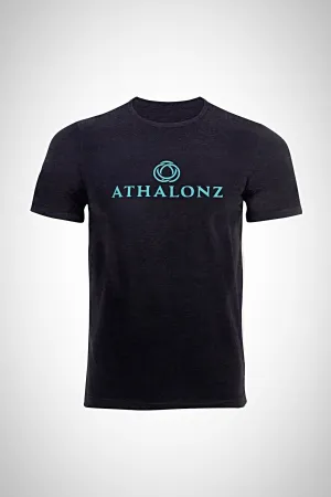 Athalonz Tri-Blend Crew Tee - Black/Mint