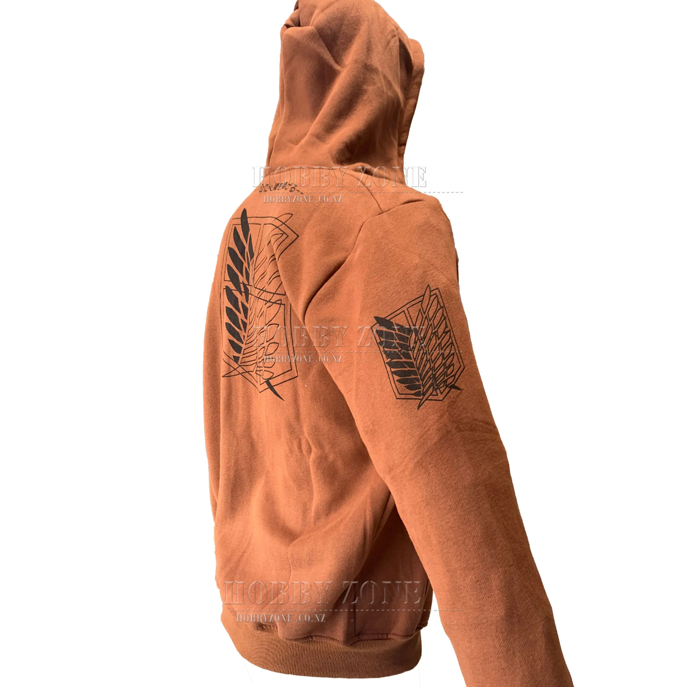 Attack on Titan Brown Survey Corps Cosplay Hoodie