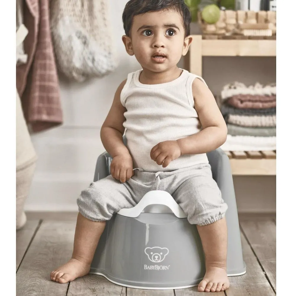 Baby Bjorn Potty Chair (Grey/White)