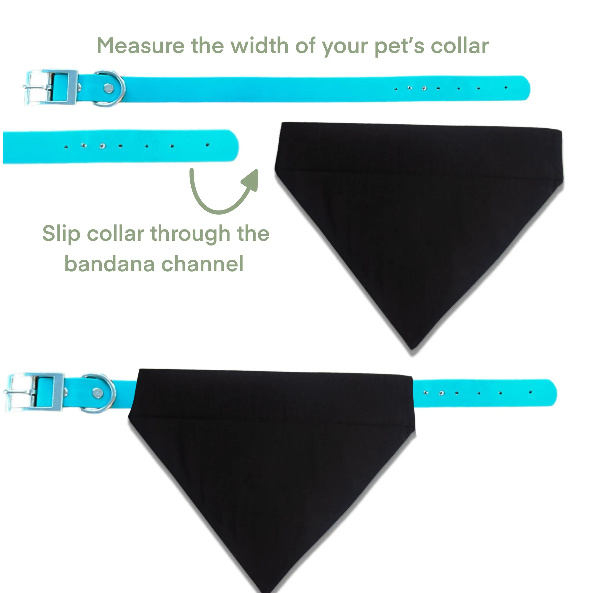 Basic Solid Color Slip On Bandana-Wholesale