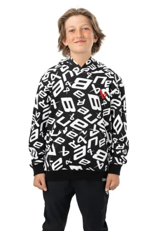 Bauer Scramble Youth Hoody - Black / White
