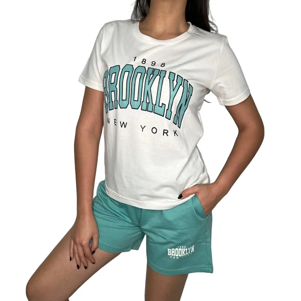 Brooklyn shorts set