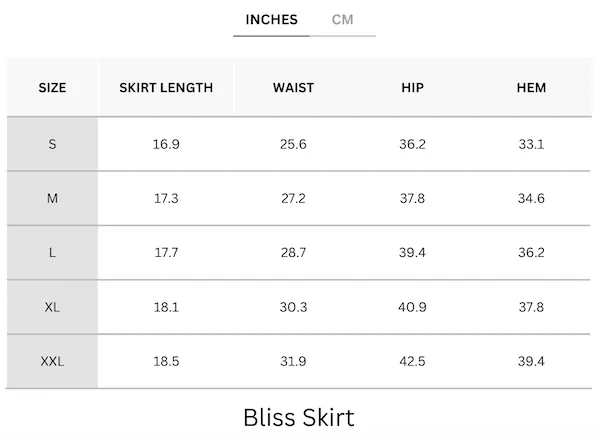 Buttery Soft & Stretchable Bliss Skirt