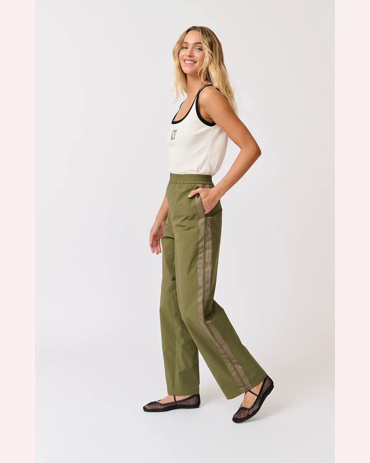 Cartel & Willow Milly Pant - Thyme