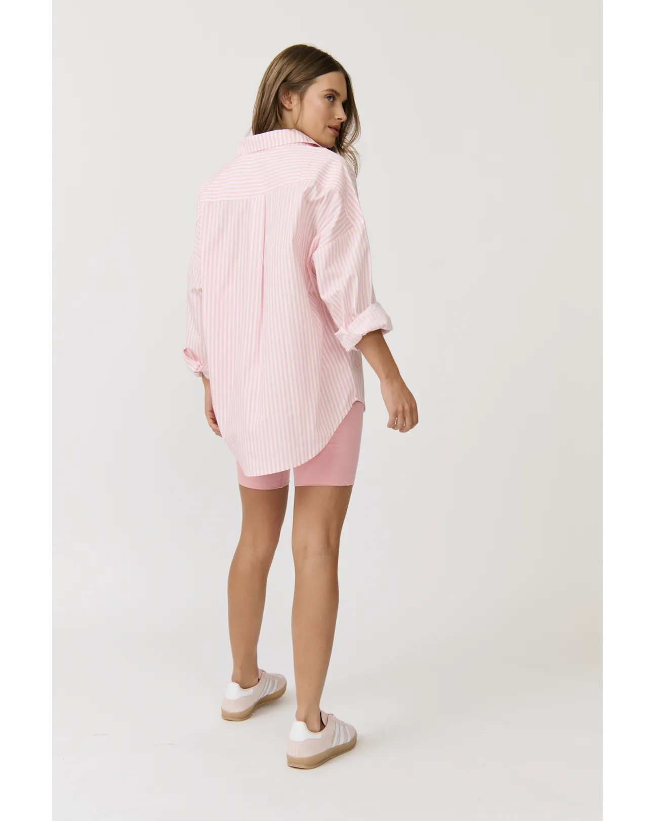 Cartel & Willow Tammy Shirt - Bubblegum Stripe