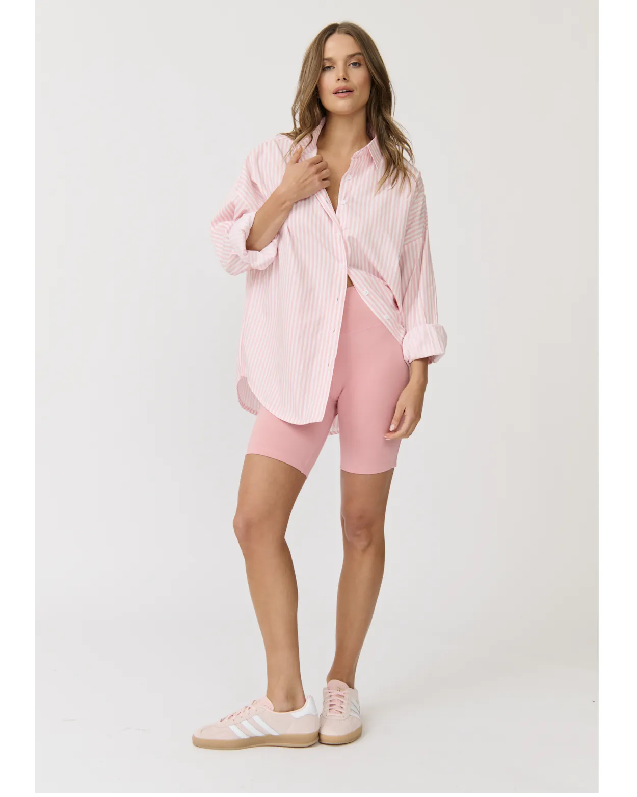 Cartel & Willow Tammy Shirt - Bubblegum Stripe