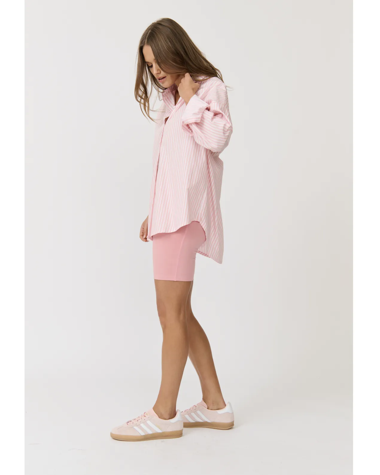 Cartel & Willow Tammy Shirt - Bubblegum Stripe