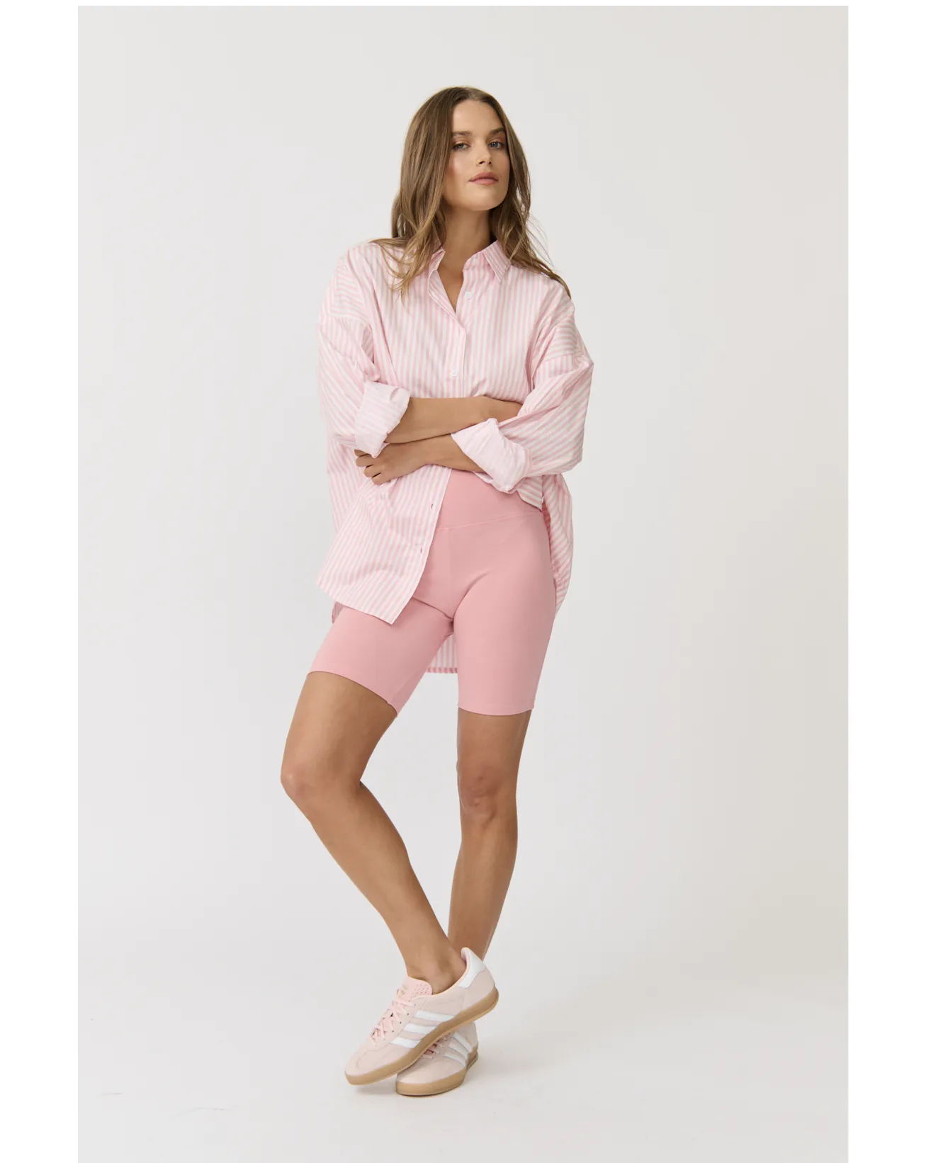 Cartel & Willow Tammy Shirt - Bubblegum Stripe