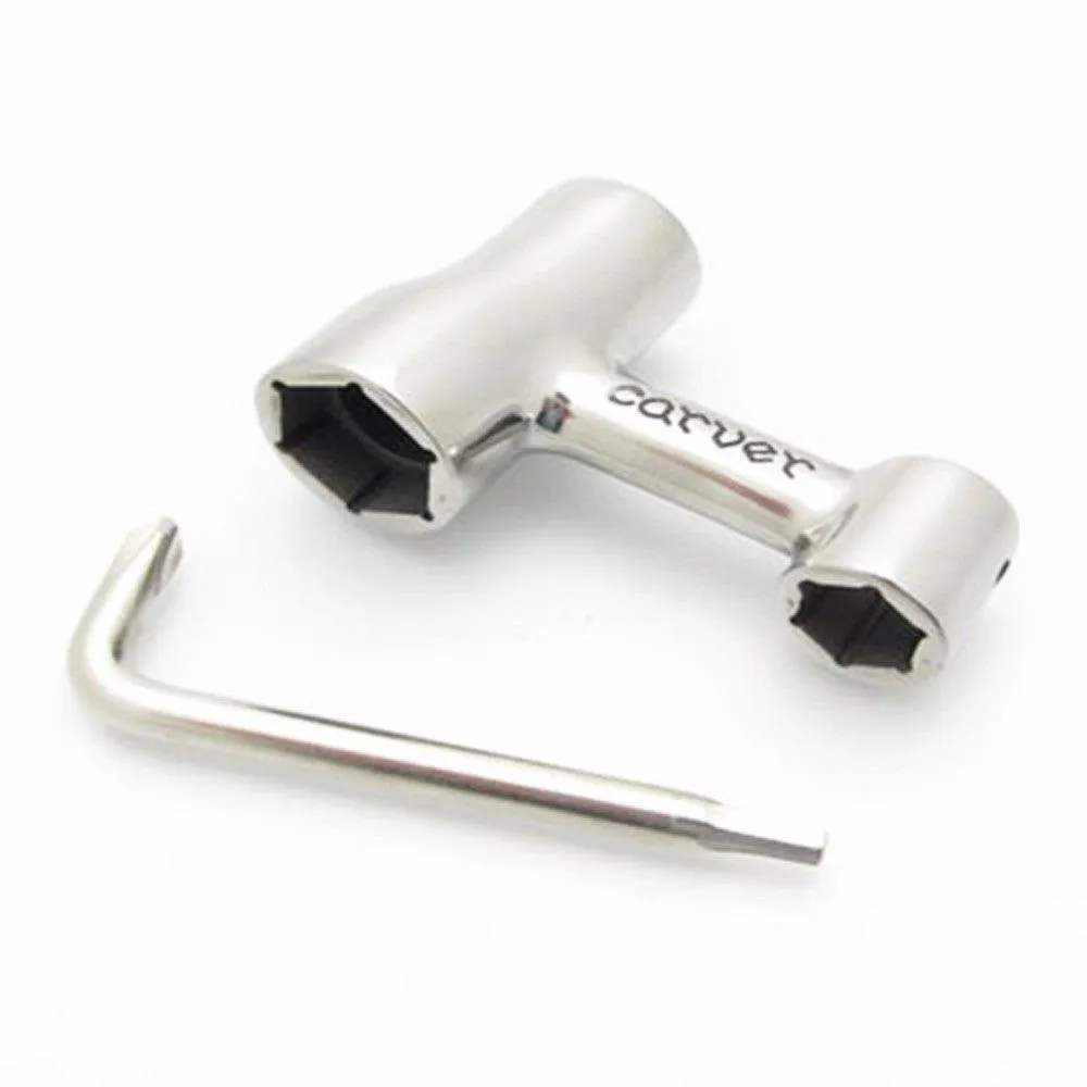 Carver Surf Skate Skateboard 6.5" C7 - Truck & Wheel Kit - 68mm 78A Smoke Mags