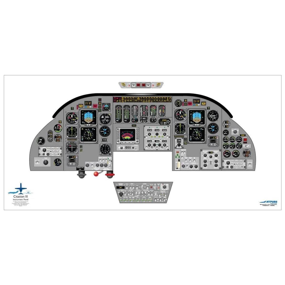 Cessna 18" x 36" Cockpit Posters