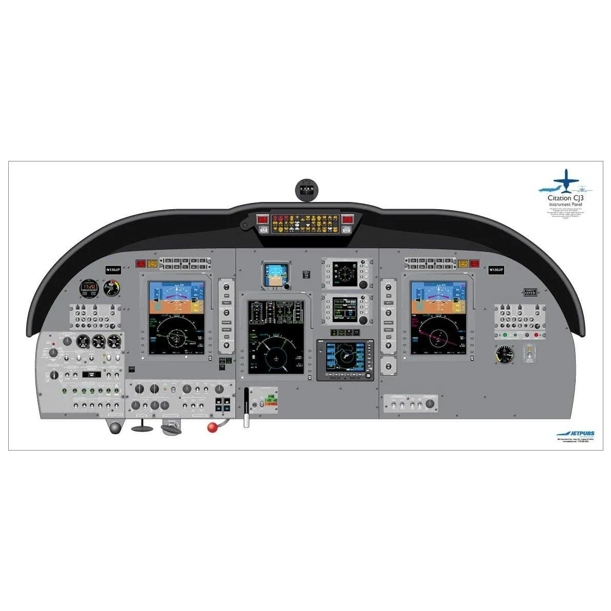 Cessna 18" x 36" Cockpit Posters