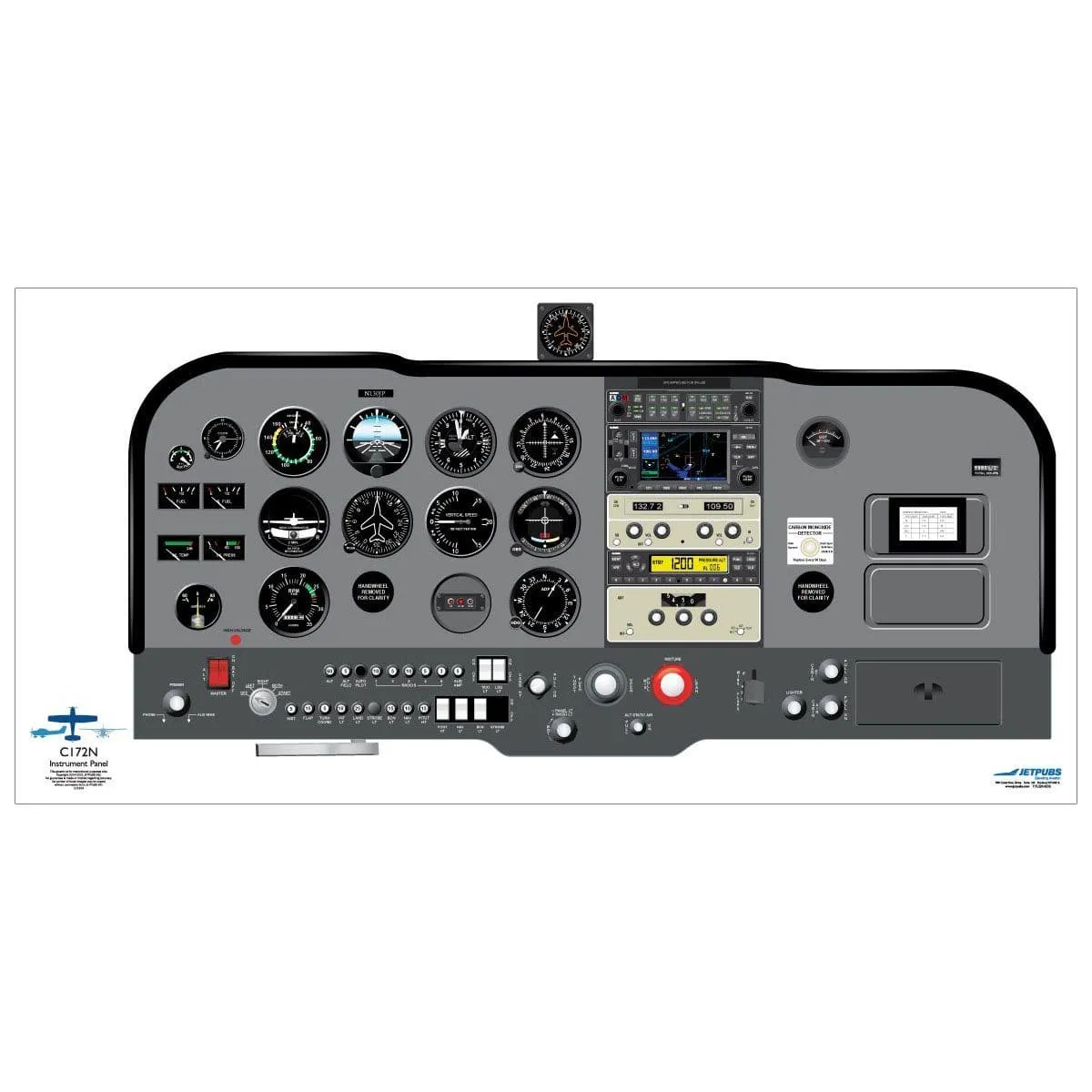 Cessna 18" x 36" Cockpit Posters