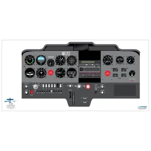 Cessna 18" x 36" Cockpit Posters