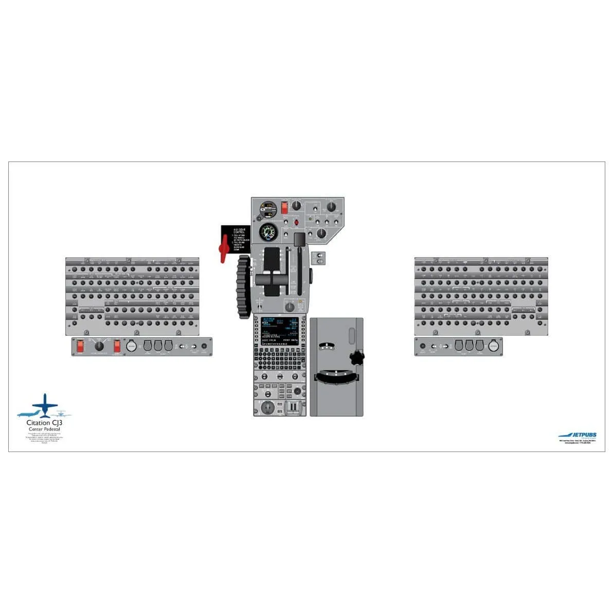 Cessna 18" x 36" Cockpit Posters