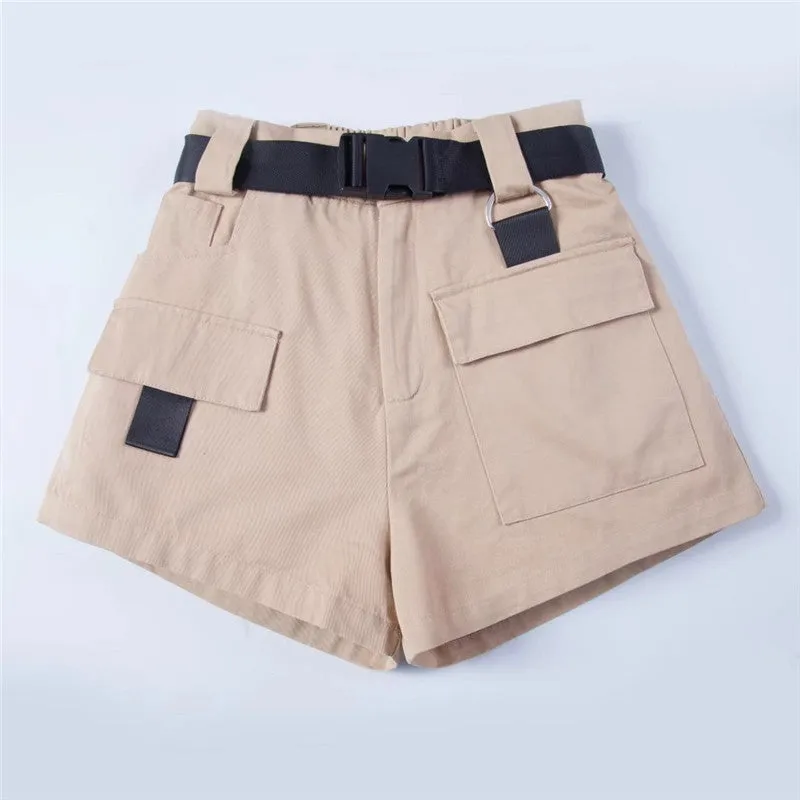 [@cheristyle_] FASHION CASUAL OVERALLS SHORTS WITH BELT K070208REVIEW