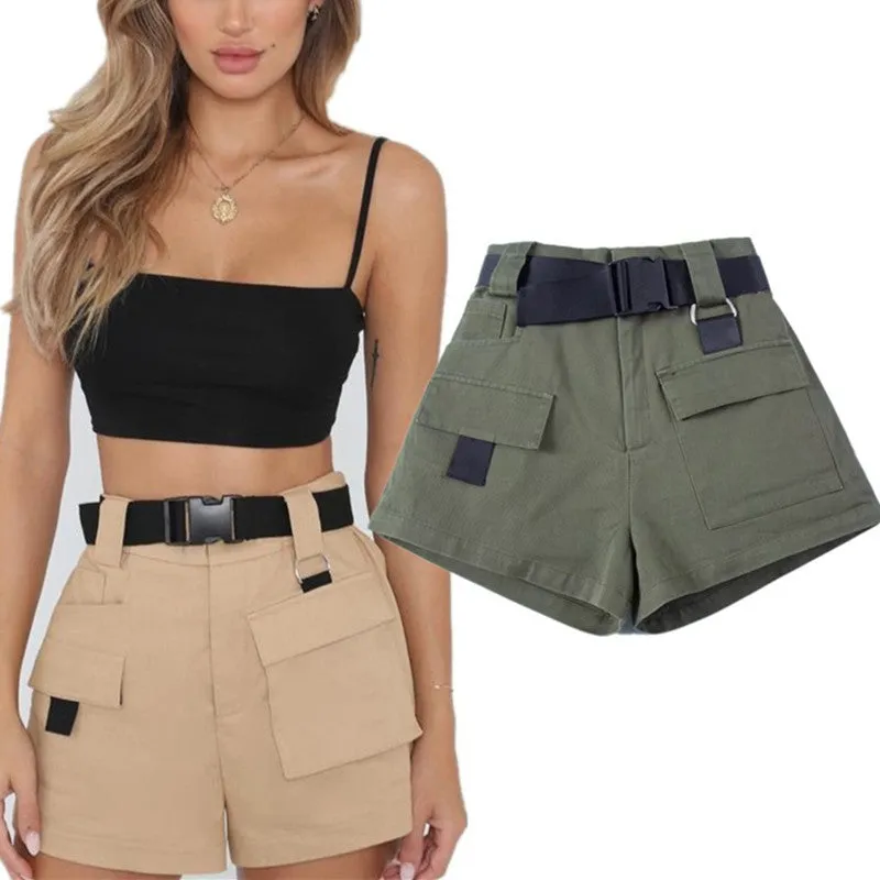 [@cheristyle_] FASHION CASUAL OVERALLS SHORTS WITH BELT K070208REVIEW