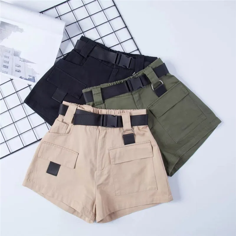 [@cheristyle_] FASHION CASUAL OVERALLS SHORTS WITH BELT K070208REVIEW