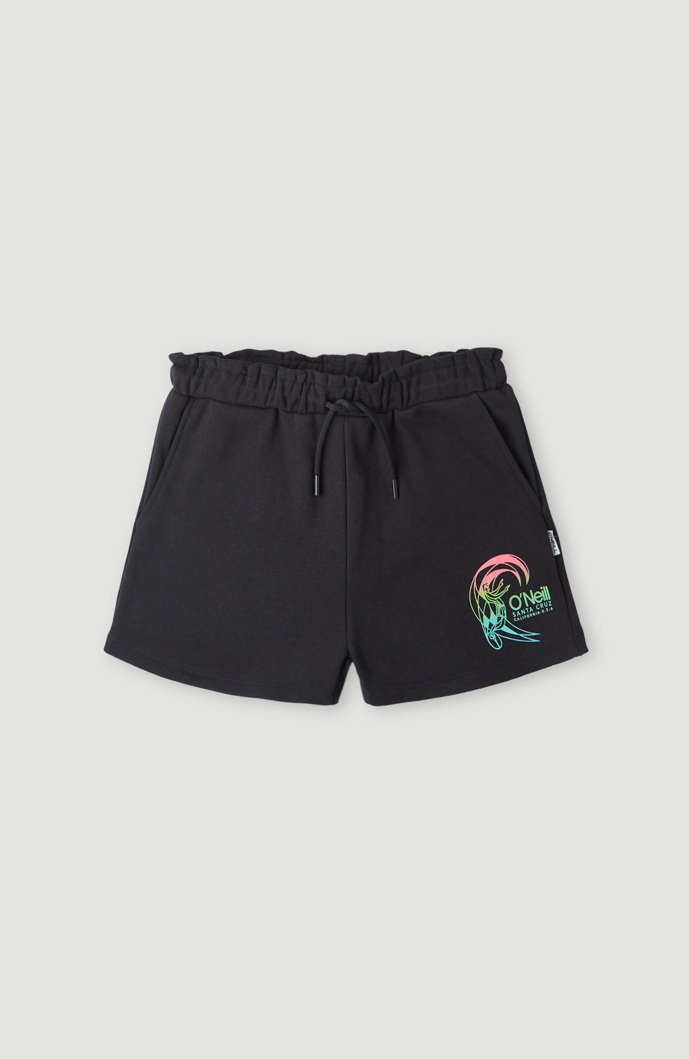Circle Surfer Mid-Waist Jogging-Shorts | Black Out