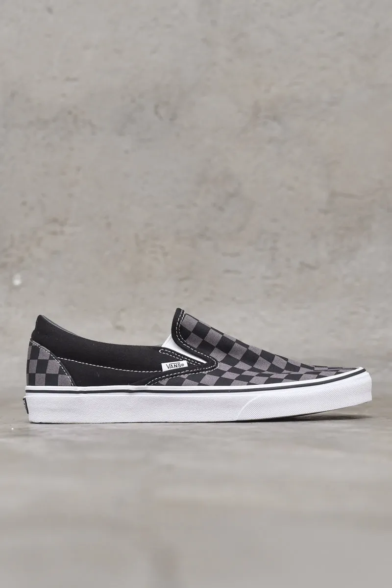 Classic Slip-On - Black/Pewter Checkerboard