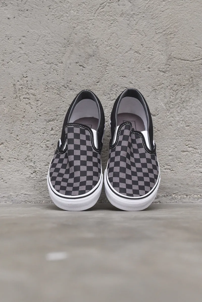 Classic Slip-On - Black/Pewter Checkerboard
