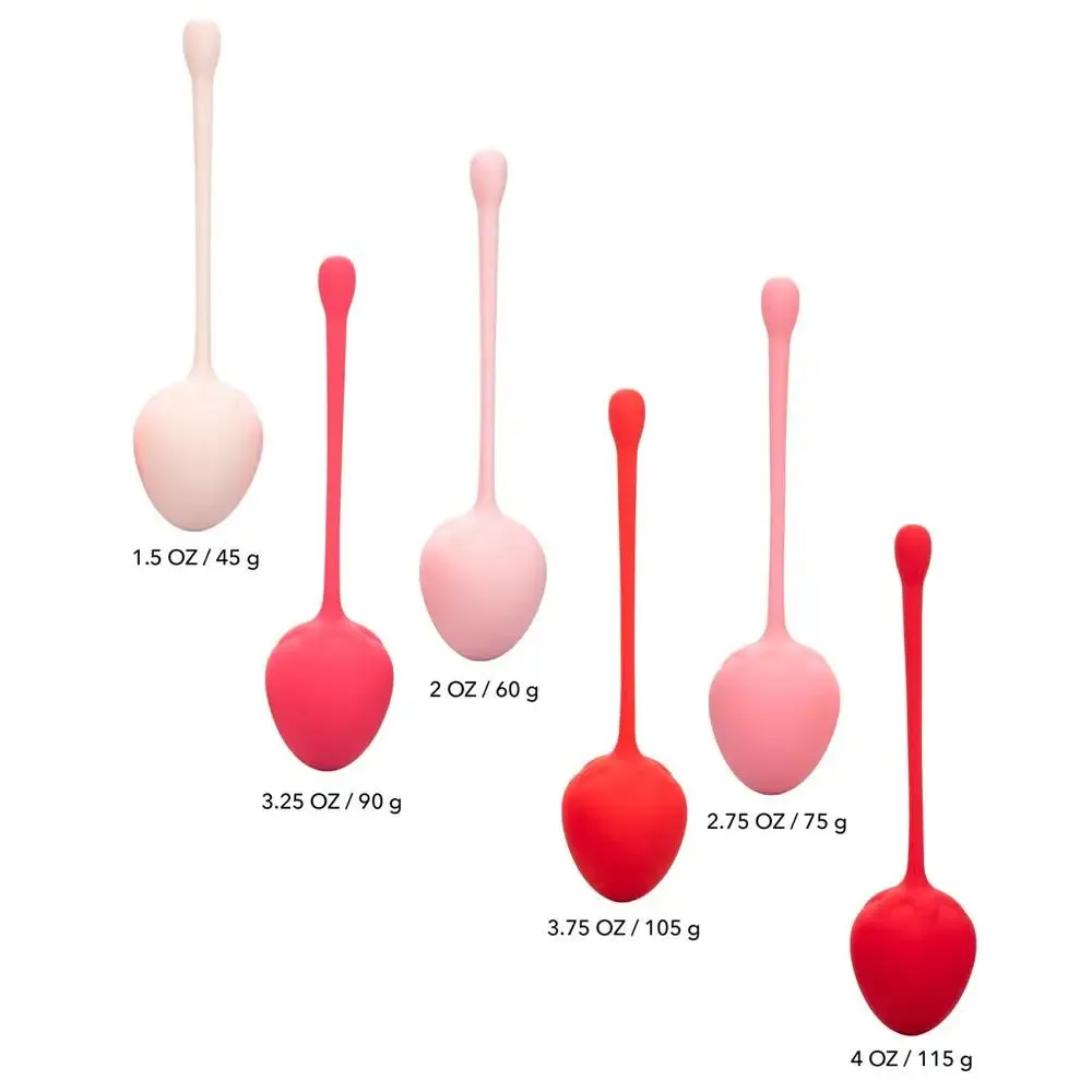 Colt Silicone Pink 6-piece Kegel Training Set with 6 Gradually Weighted Exercises