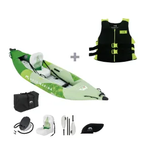 Combo Kayak Betta Single Leisure   Chaleco Salvavidas de Neopreno