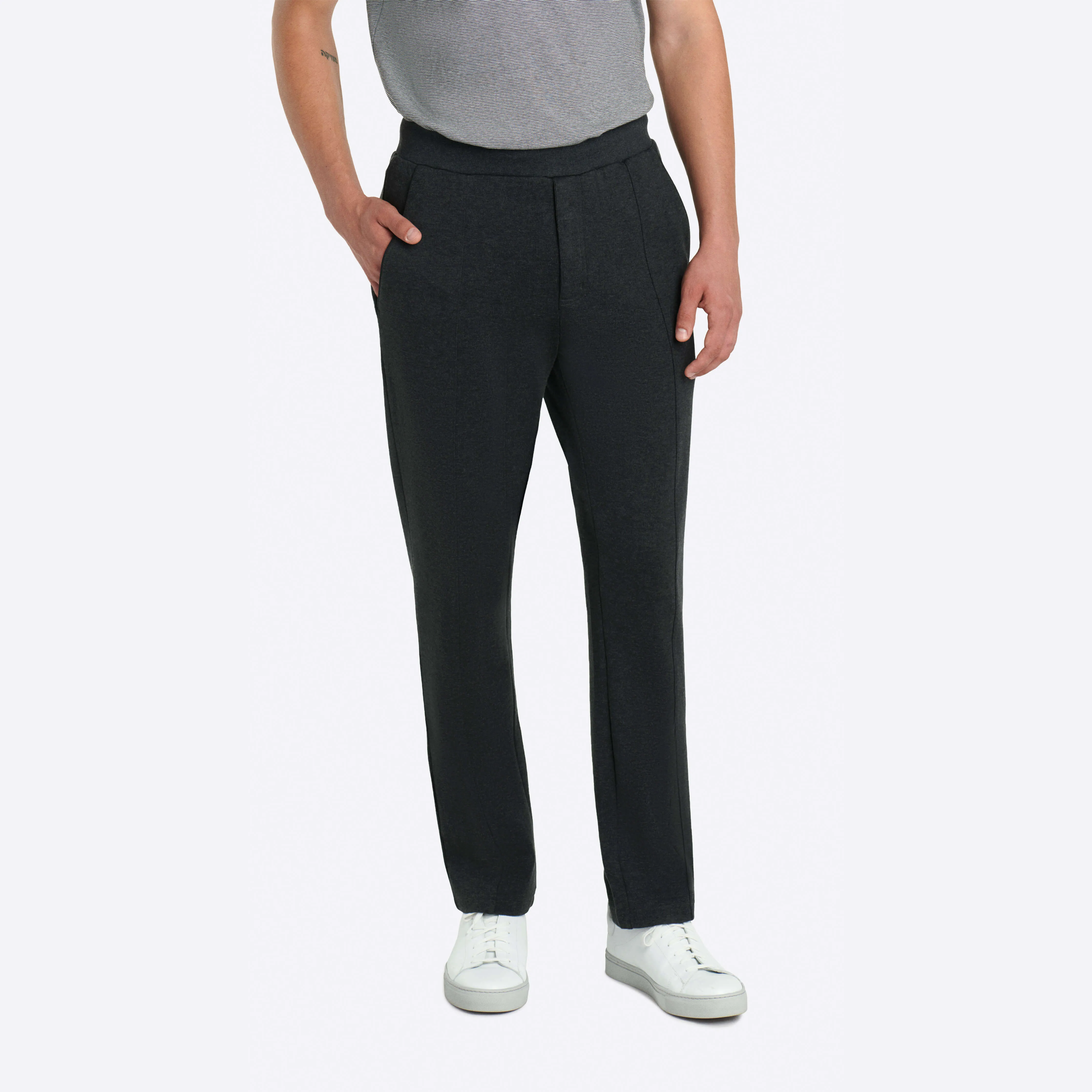 Comfort Solid Heather Drawstring Pant