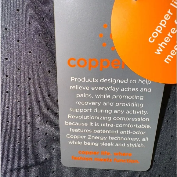 Copper Life Women's Pro-Grade Lower Back Support Black Skort/Wicking Active Wear
