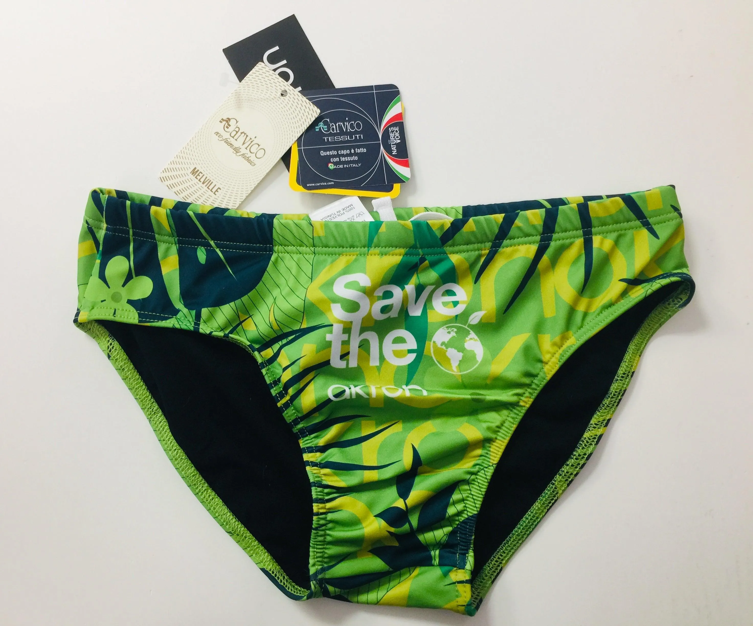 COSTUME AKRON ITALIA UOMO SLIP NUOTO PISCINA SAVE THE FOREST