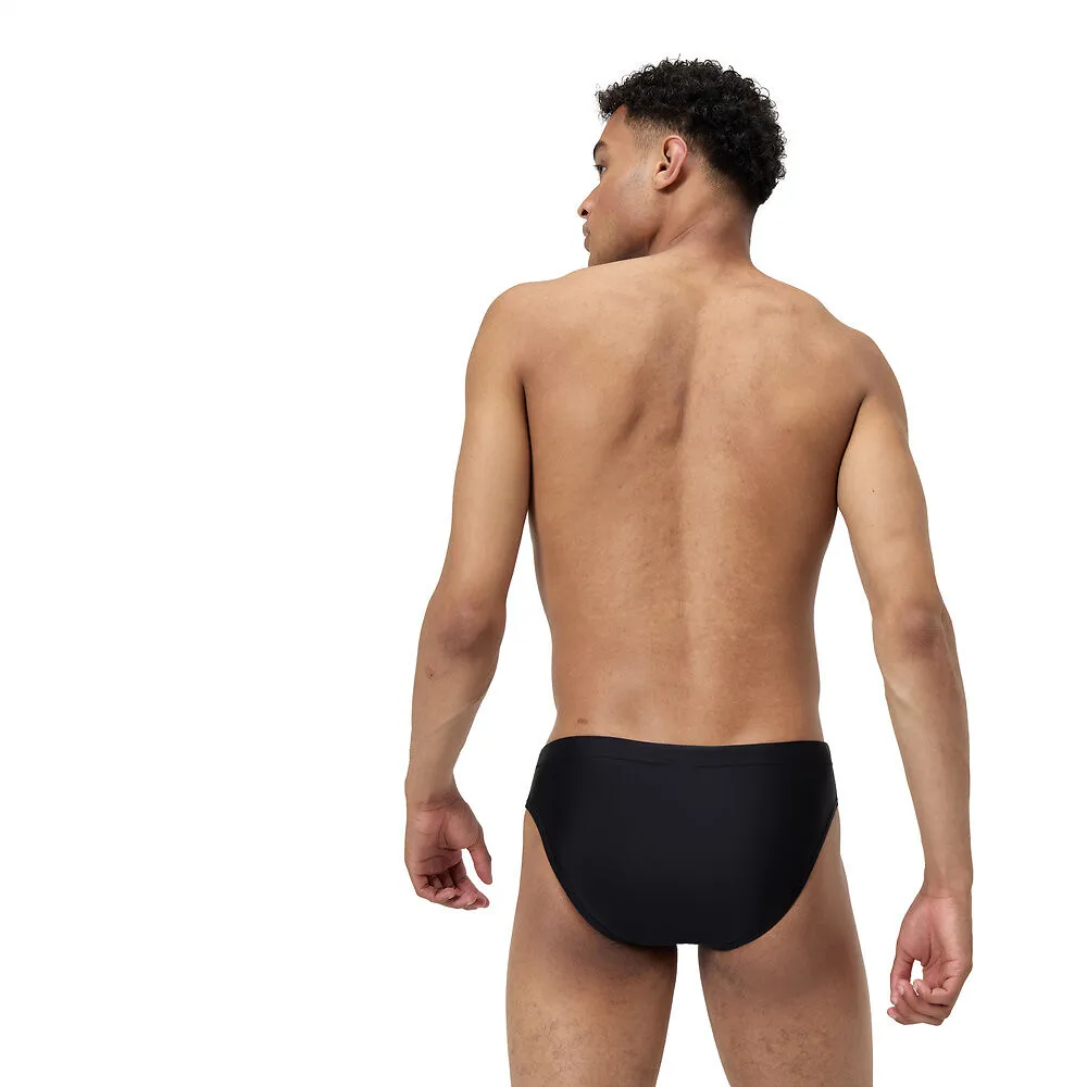 COSTUME SPEEDO UOMO SLIP MEDLEY LOGO SWIM BRIEFS NUOTO PISCINA NERO