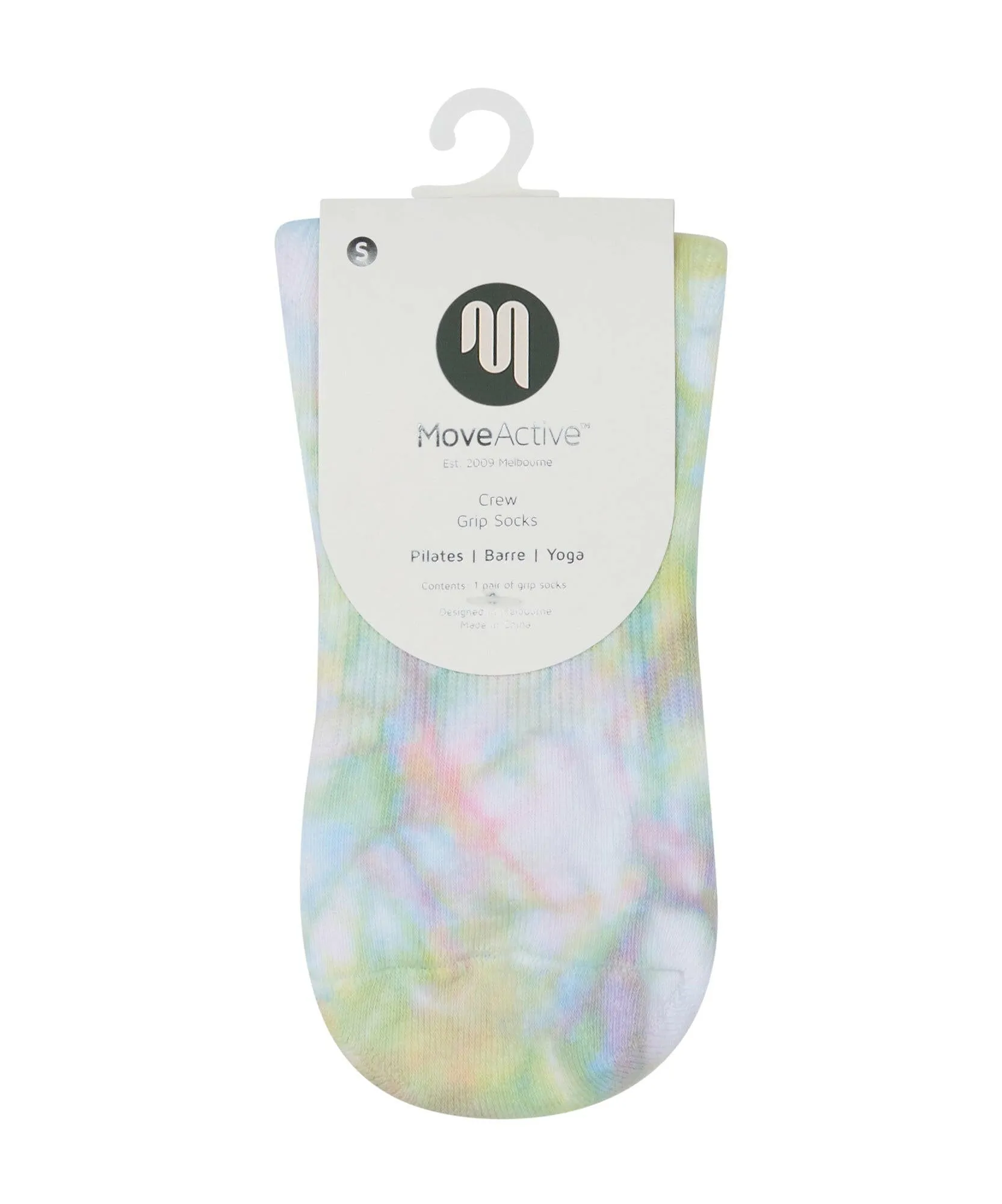 Crew Non Slip Grip Socks - Social Butterfly