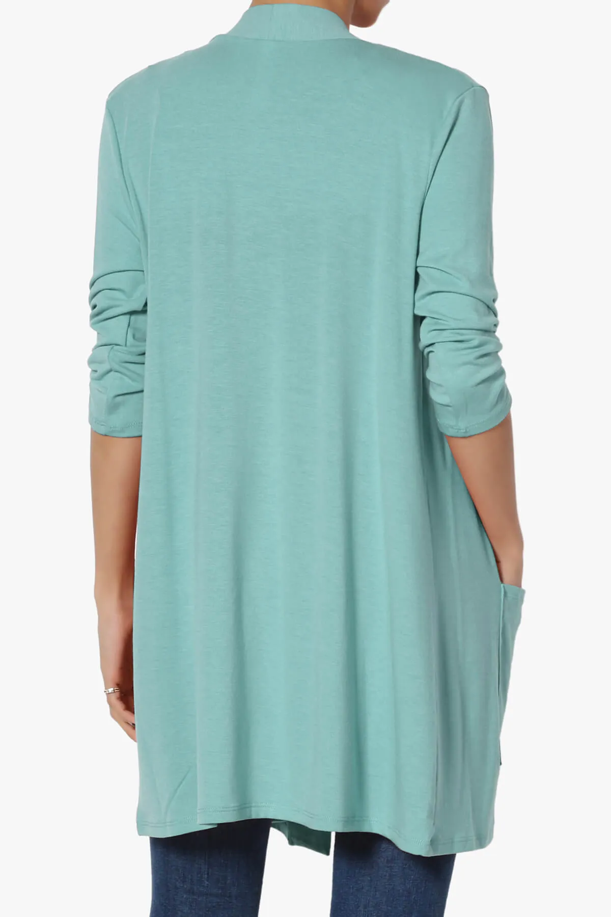 Daday Slouchy Pocket 3/4 Sleeve Cardigan PLUS