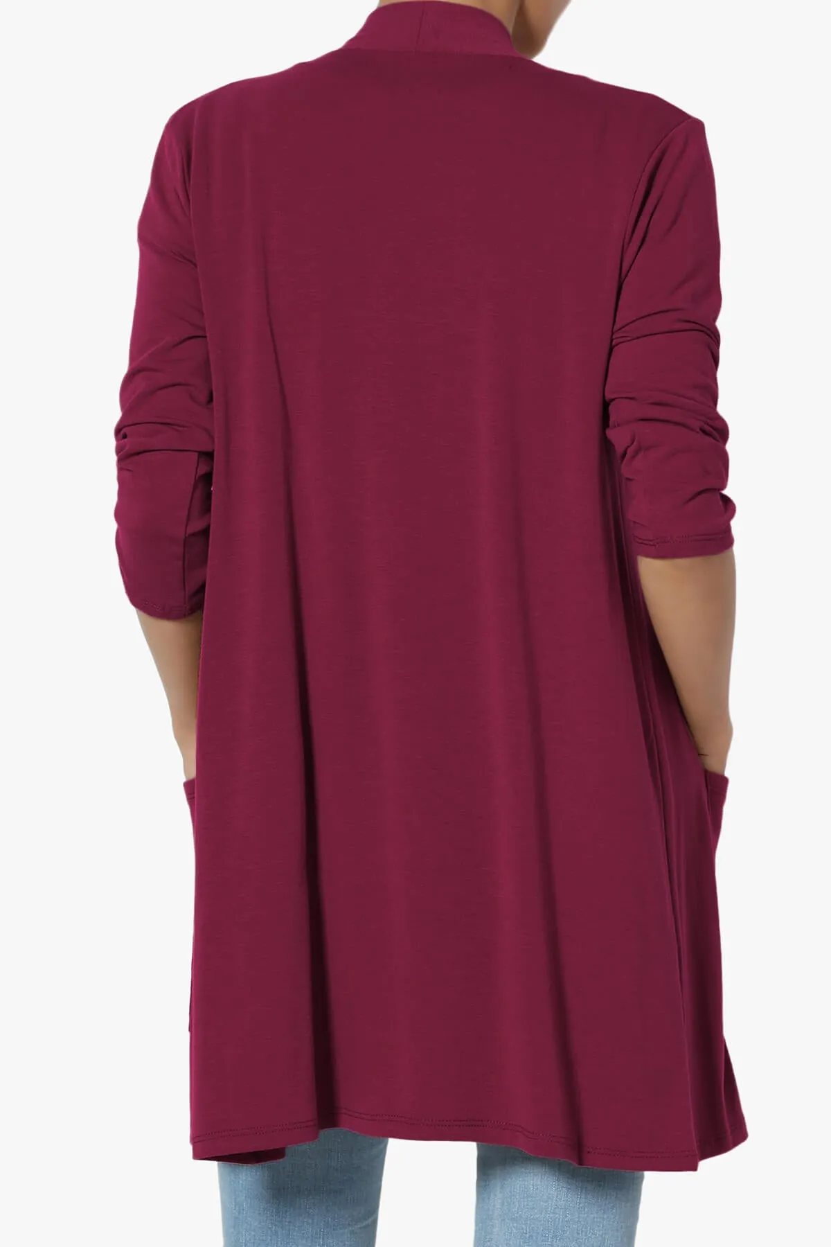 Daday Slouchy Pocket 3/4 Sleeve Cardigan PLUS