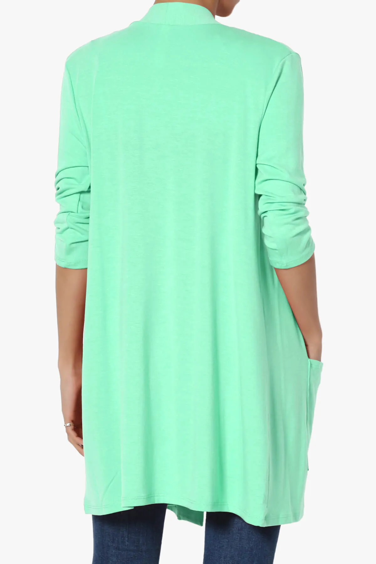 Daday Slouchy Pocket 3/4 Sleeve Cardigan PLUS